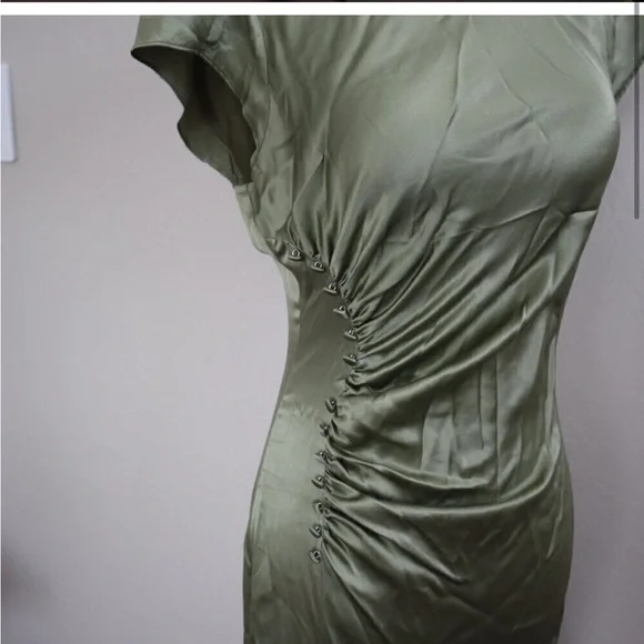 sage green reformation dress Reformation main image 1